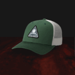 Curved Trucker Green/Birch Hat